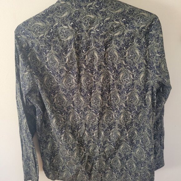 Alfani Men’s Paisley Button-Down Shirt – Size S (EUC) - Picture 4 of 4